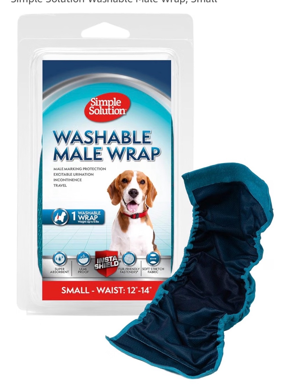 Simple Solution Washable Male Wraps - Blue